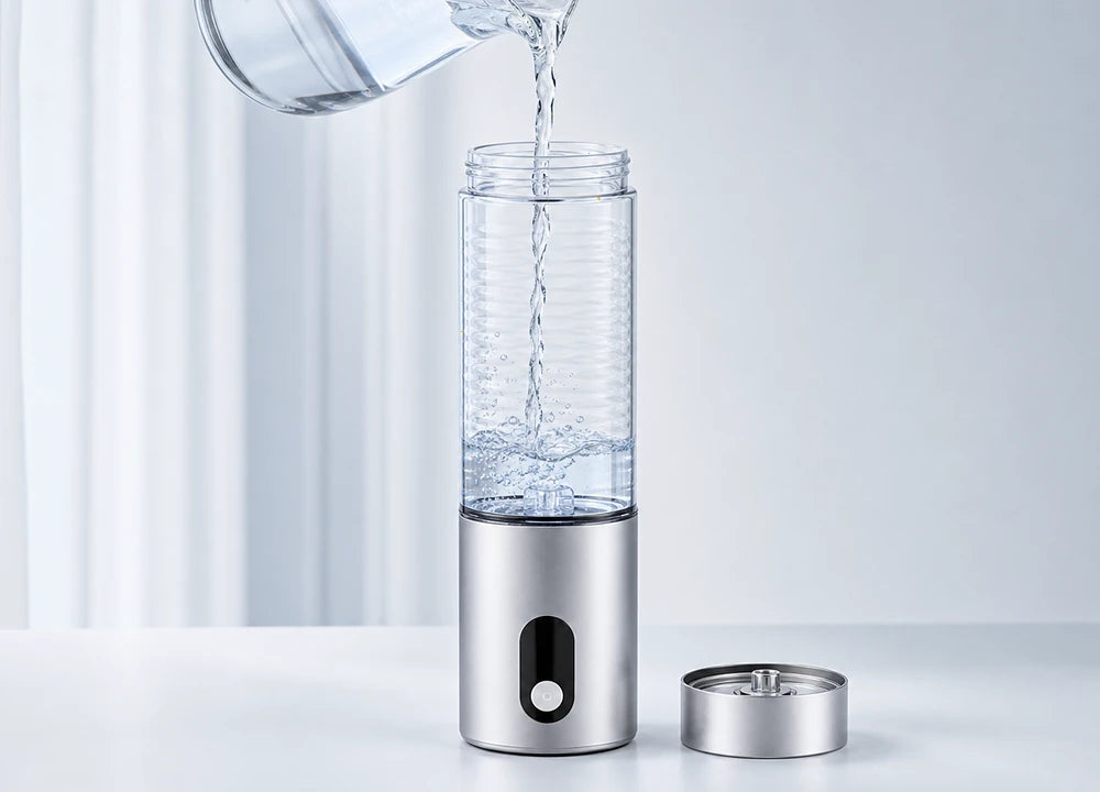 Water being added to Fulmor bottle